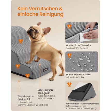 Hundetreppe, 3 Stufen