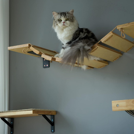 Kletterwand Katzen, 32 cm Katzenbrücke