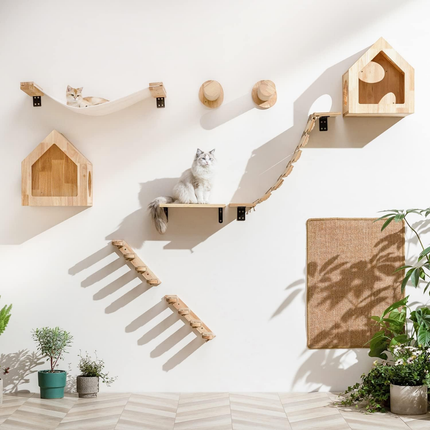 Kletterwand Katzen, 32 cm Katzenbrücke