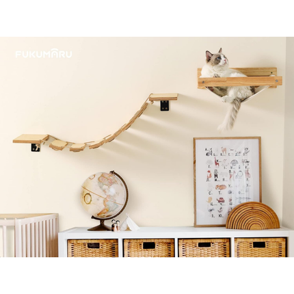 Kletterwand Katzen, 32 cm Katzenbrücke