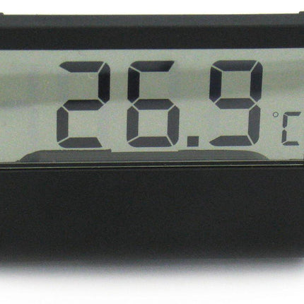 Thermomètre numérique, noir, 6x4,5x1,8cm