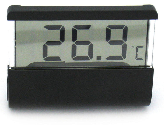 Thermomètre numérique, noir, 6x4,5x1,8cm