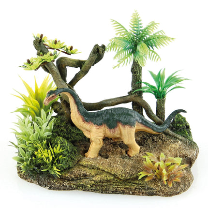 Déco Dino avec des plantes