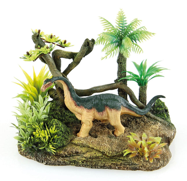 Déco Dino avec des plantes