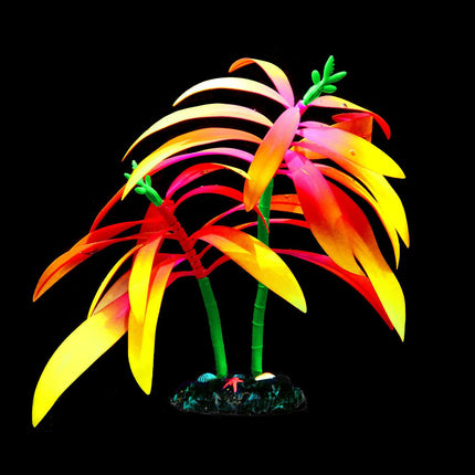 Plantes en plastique FLUO Tree, jaune-rose