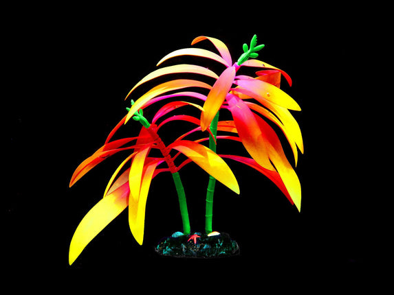 Plantes en plastique FLUO Tree, jaune-rose