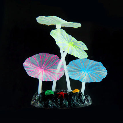 Plantes en plastique FLUO Lotus R4, 10x7x3,5cm