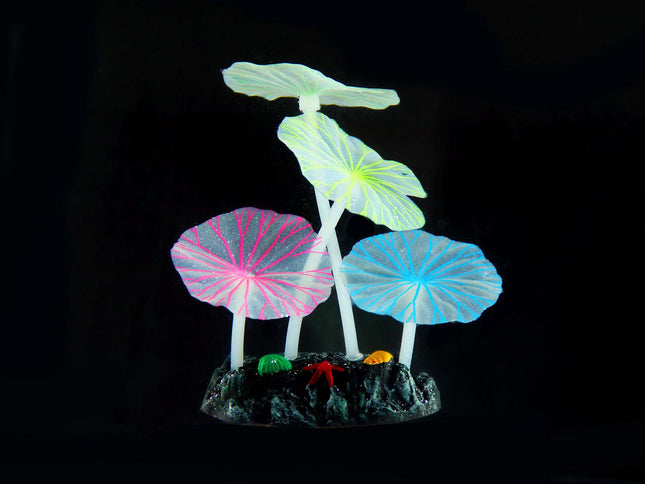 Plantes en plastique FLUO Lotus R4, 10x7x3,5cm