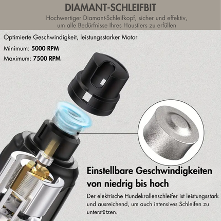 Hunde Krallenschleifer mit LED Licht