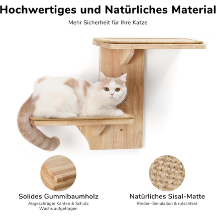Kletterwand Katze, 2 Plattform