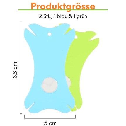 Zeckenkarte mit Lupe