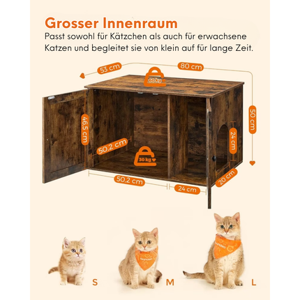 Katzenhaus, Vintagebraun