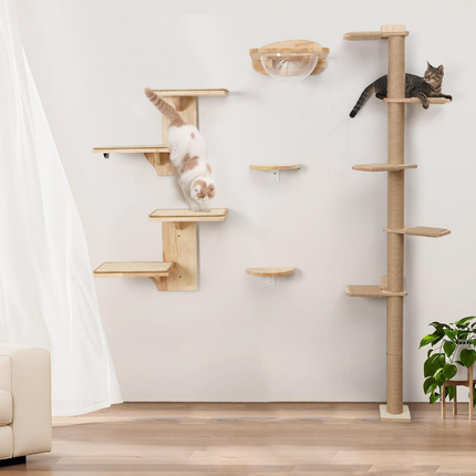 Kletterwand Katze, 2 Plattform