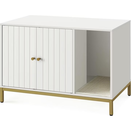 Katzenklo-Schrank Weiss
