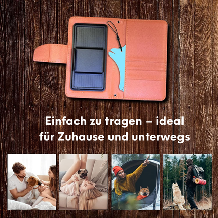 Zeckenkarte mit Lupe