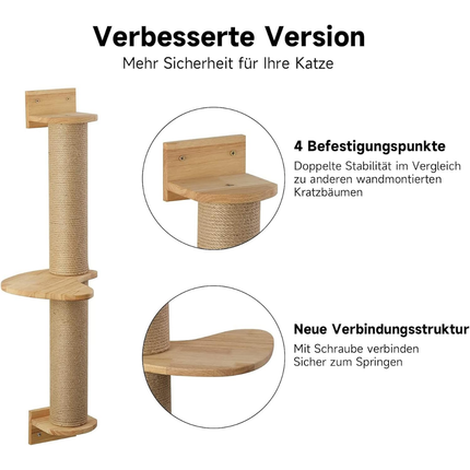 Kletternwand Katzen, 93cm