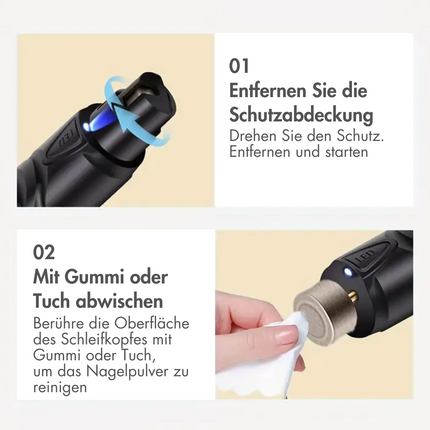 Hunde Krallenschleifer mit LED Licht