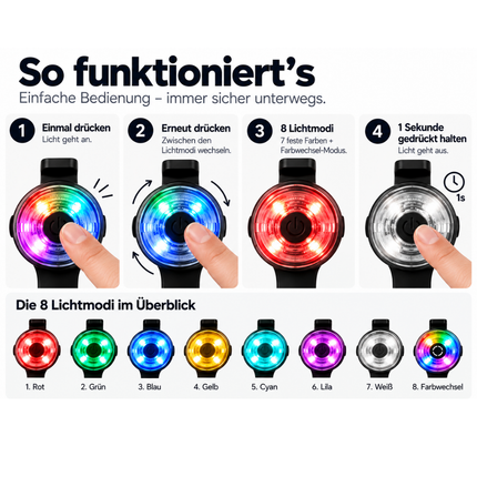 LED Hundelicht 2er-Set
