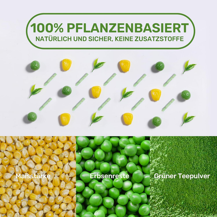 Tofu Katzenstreu 10,8 kg, Grüner Tee