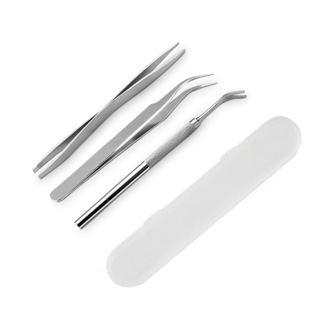 Zeckenzange Set 3-teilig