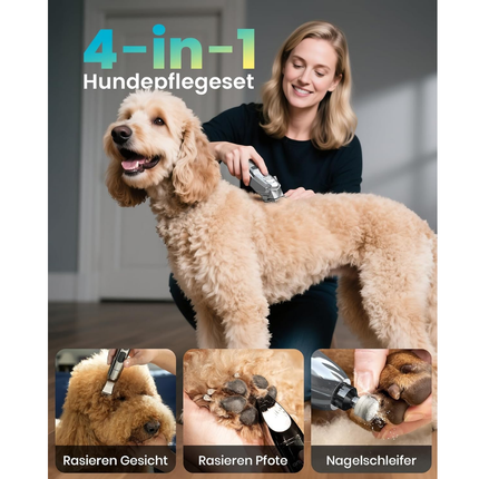 4 in 1 Hundeschermaschine dickes/dichtes Fell