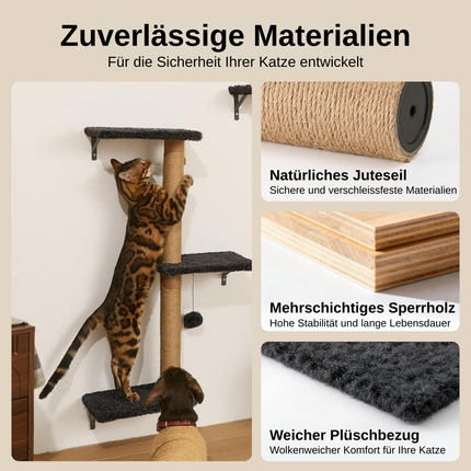 Kletterwand Katzen Set