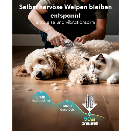 4 in 1 Hundeschermaschine dickes/dichtes Fell