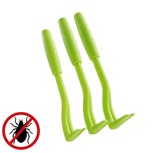 3er Set Zeckenhaken