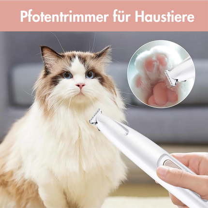 Haustierhaarschneider mit LED-Licht