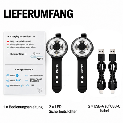 LED Hundelicht 2er-Set