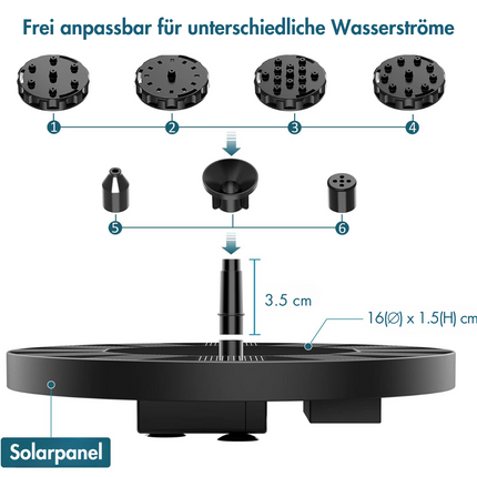 Solar Springbrunnen