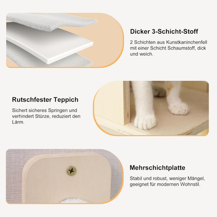 Kletterwand Katzen Set