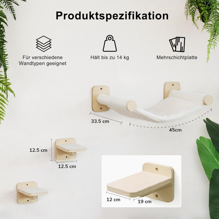 Kletterwand Katzen Set