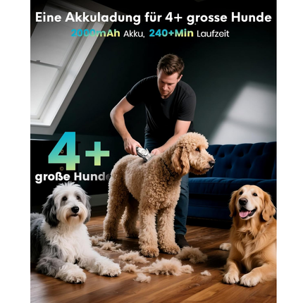 4 in 1 Hundeschermaschine dickes/dichtes Fell