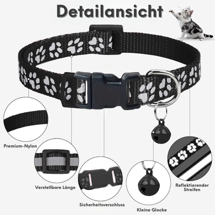 Reflektierend Katzenhalsband