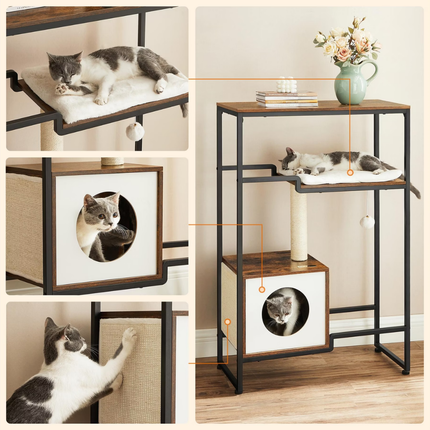 Katzenbaum, 2-in-1-Möbel