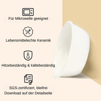 Erhöhte Keramik-Futternäpfe für Katzen