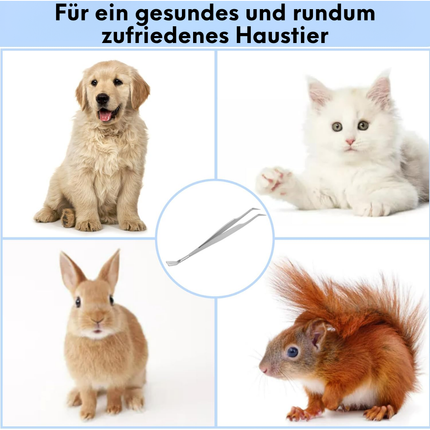 Edelstahl Zeckenzange