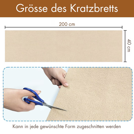 Selbstklebende Kratzmatte (Beige)