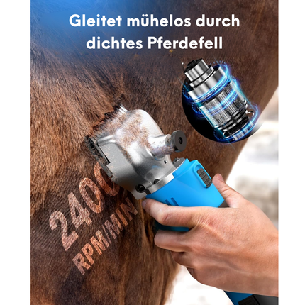 Schermaschine Pferd 2 Akkus