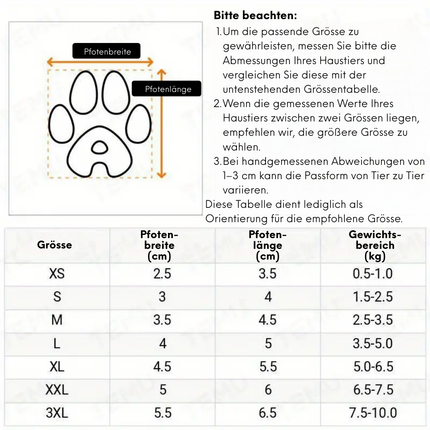 4 Stück Hundeschuhe