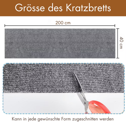 Selbstklebende Kratzmatte (Hellgrau)