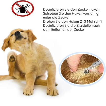 Edelstahl Zeckenzange