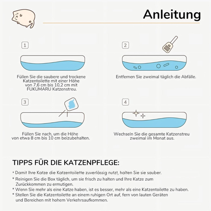 Tofu Katzenstreu 10.8kg, Weisser Tee