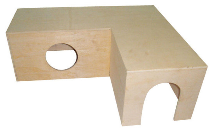 Niche d'angle pour cochon d'inde 51x43x18cm