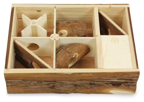Nagerspielbox mit 6 Kammern
