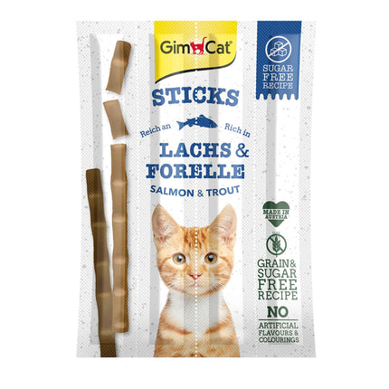 Bâtonnets, saumon et truite