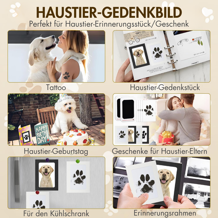 Pfotenabdruck-Set – 2 Stück