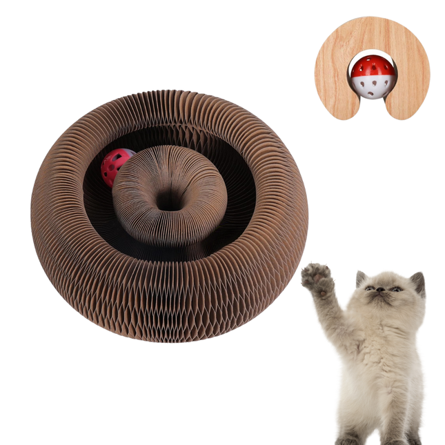 Interaktives Kratzspielzeug für Katzen