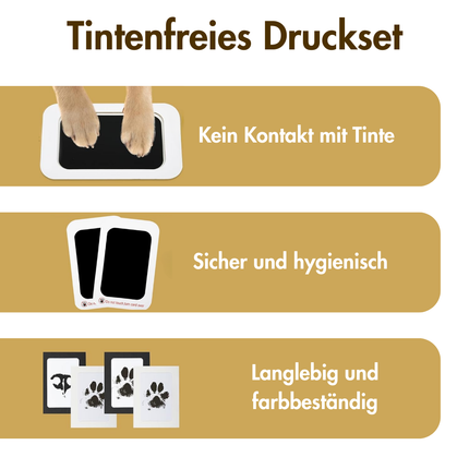 Pfotenabdruck-Set – 2 Stück
